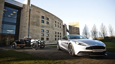 Aston Martin began its centenary celebrations with the unveiling of a plaque commemorating the building in london where the original company was founded