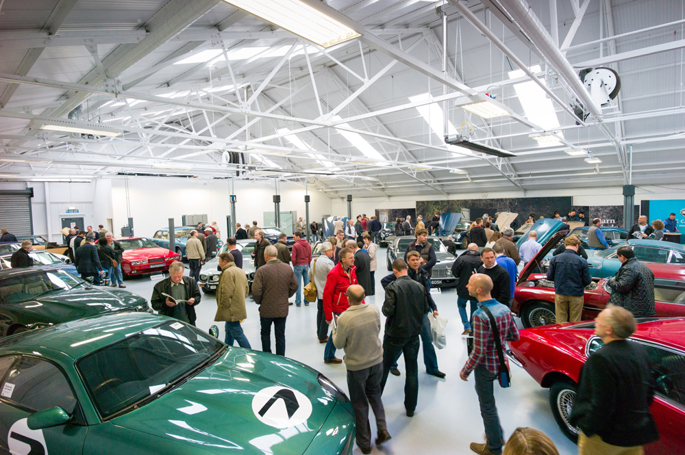 The Vanquish’s media launch was held at Tyringham Hall, Buckinghamshire