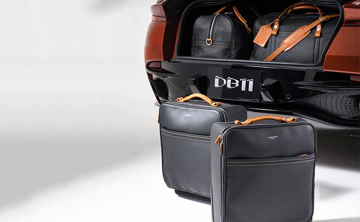 aston martin vantage luggage set