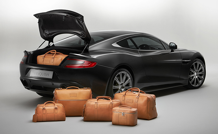 aston martin vantage luggage set