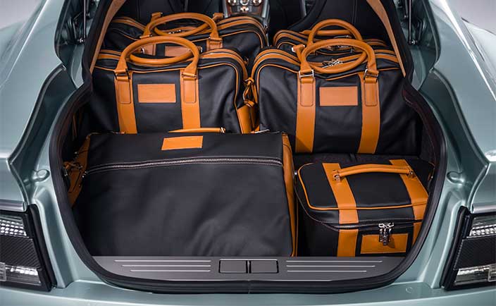 aston martin vantage luggage set